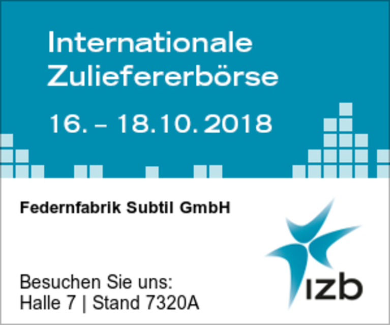 Internationale Zuliefererbörse 2018